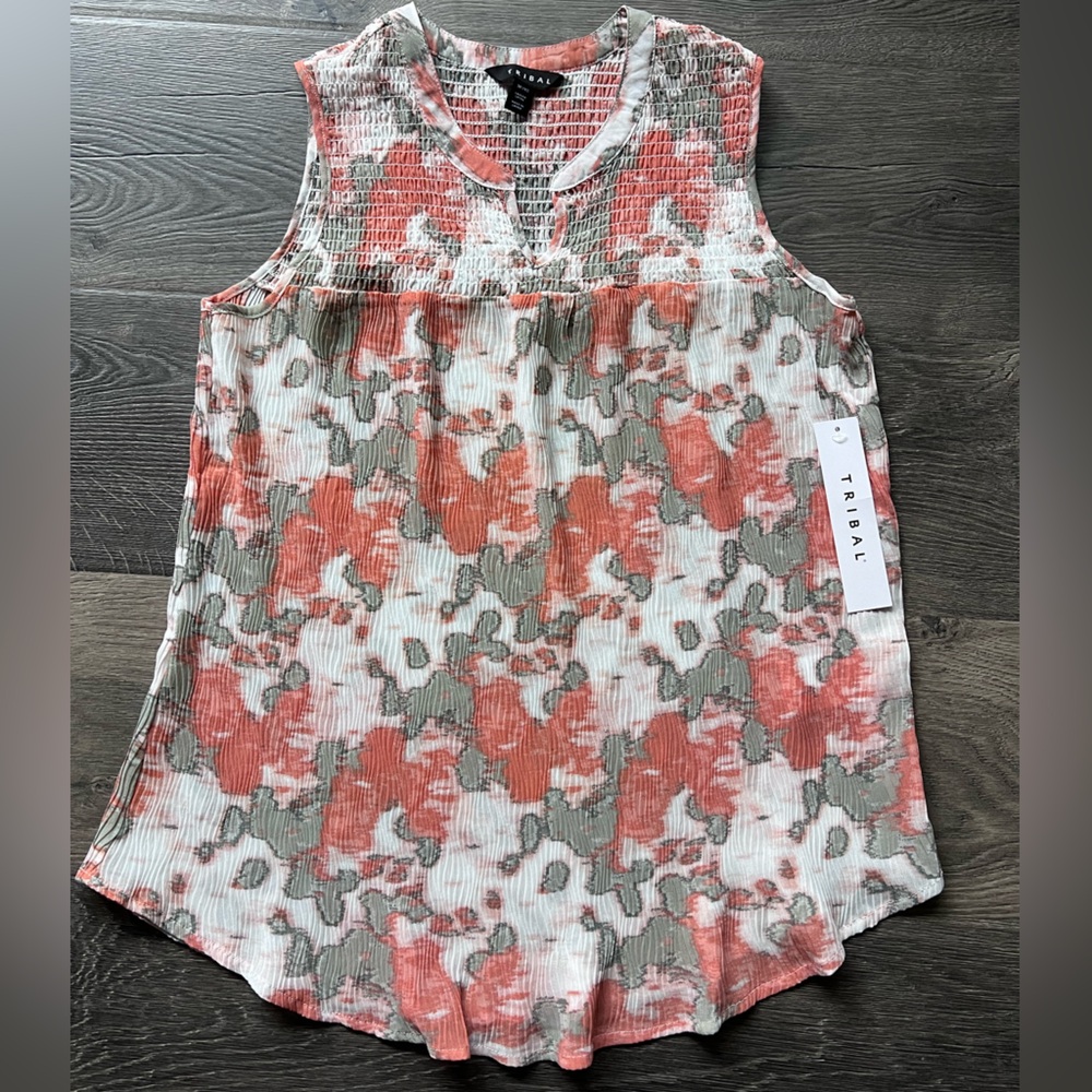 Tribal sleeveless top NWT XS